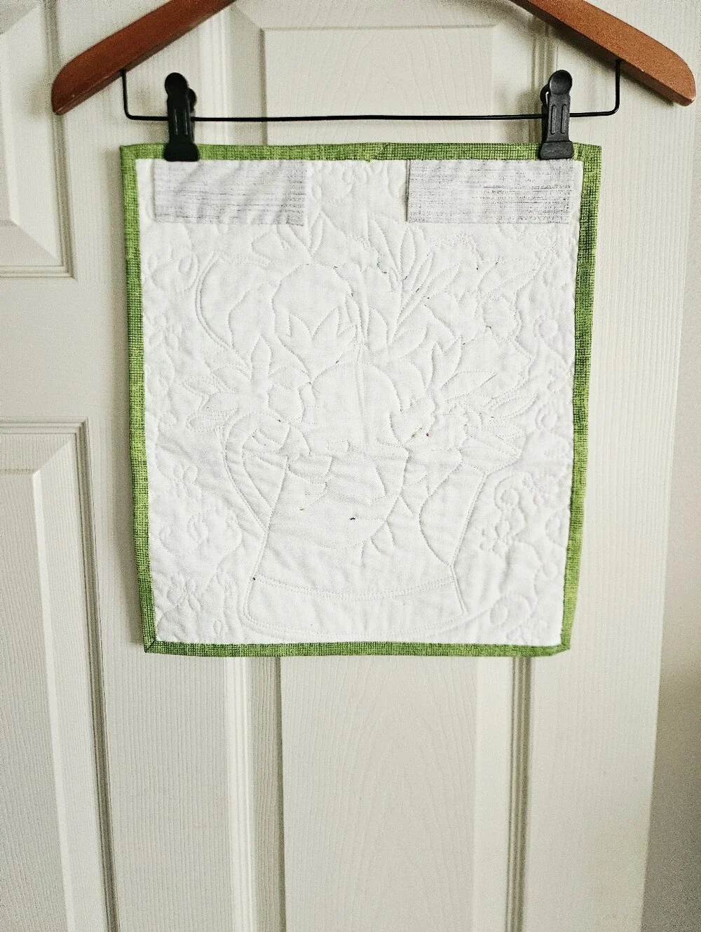 3/$15 Quilted Wall Hanging Flower Can Very Good Condition